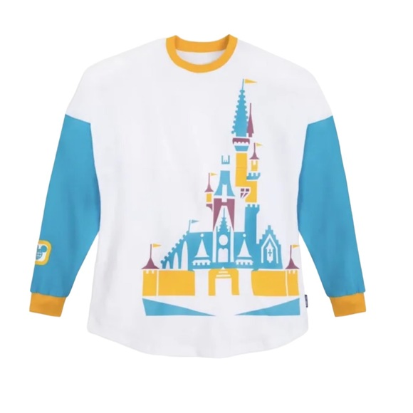 Disney Tops - Disney Vault Cinderella’s Castle 50th Anniversary XL Adult Spirit‎ Jersey NEW